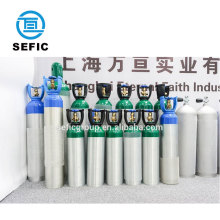 Type E 4.64L seamless aluminum medical cylinder oxygen